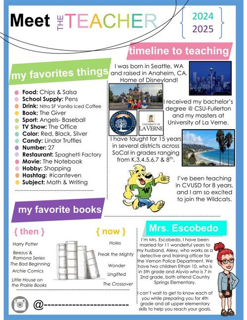 Meet the Teacher 